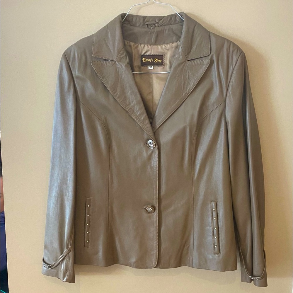 Leather jacket